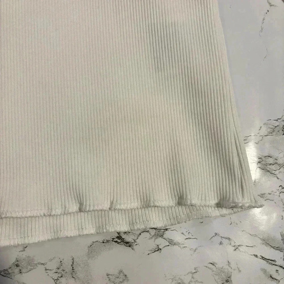 NIKE Turtleneck Ribbed Sweater Top in White, Size XS - Picture 10 of 12